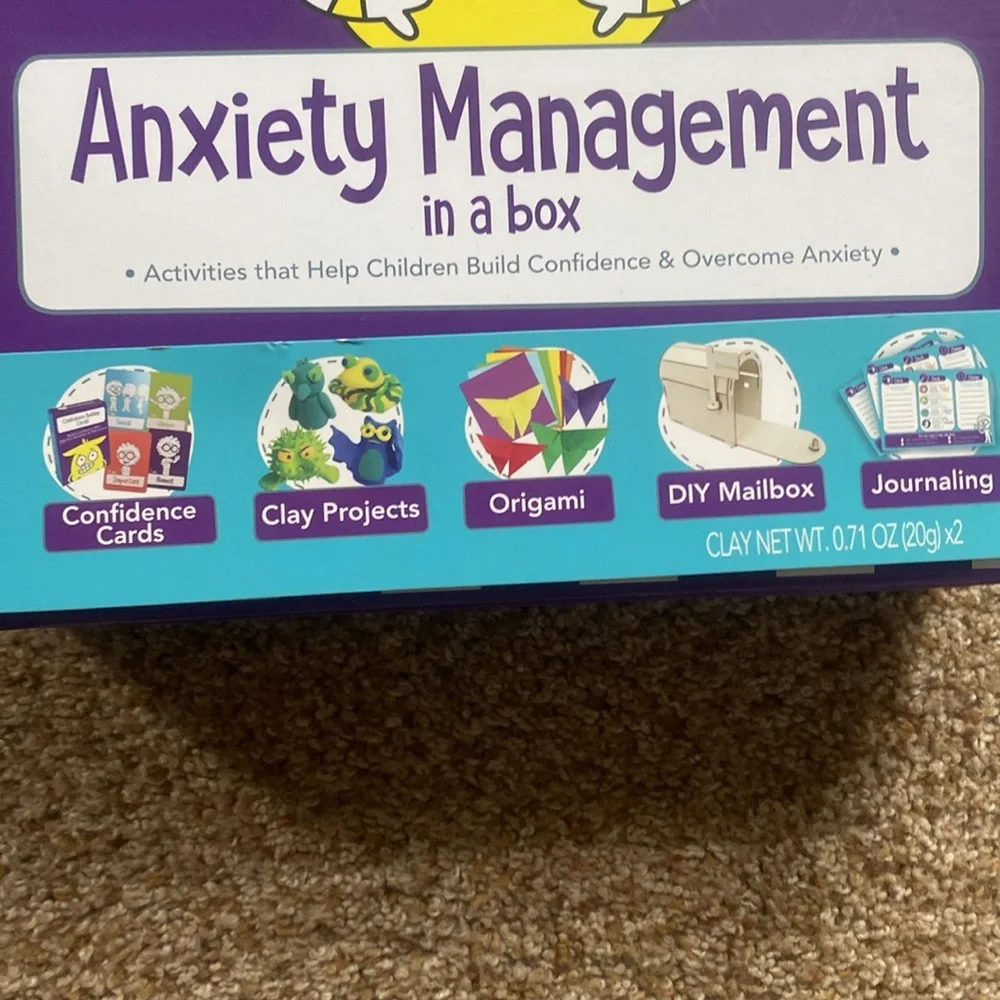 Open The Joy Anxiety Management Box for Kids
